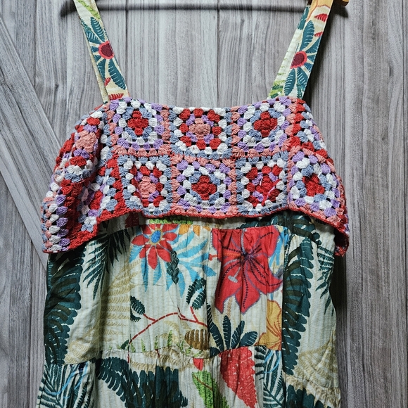 Farm Rio Crochet Mini Dress - Picture 6 of 16